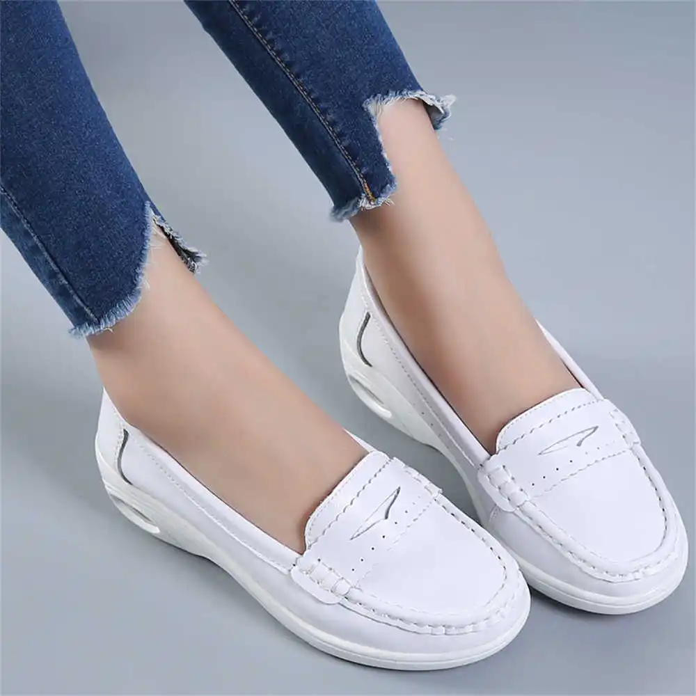 Travel Accessories Uk Sale - Thick Sole Slipon White Trainers For
