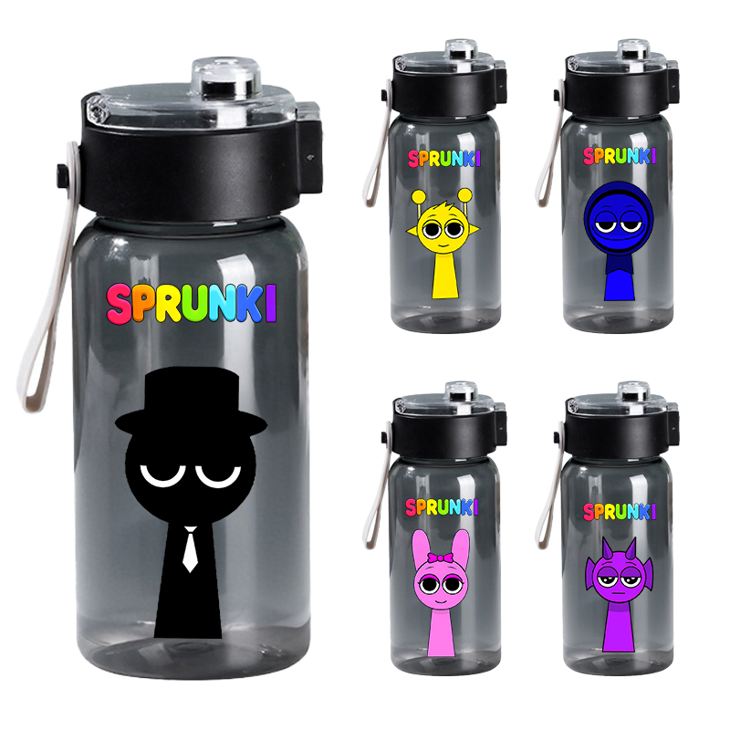 Travel Accessories Bottles - 600ml Sprunki Portable Water Bottle for