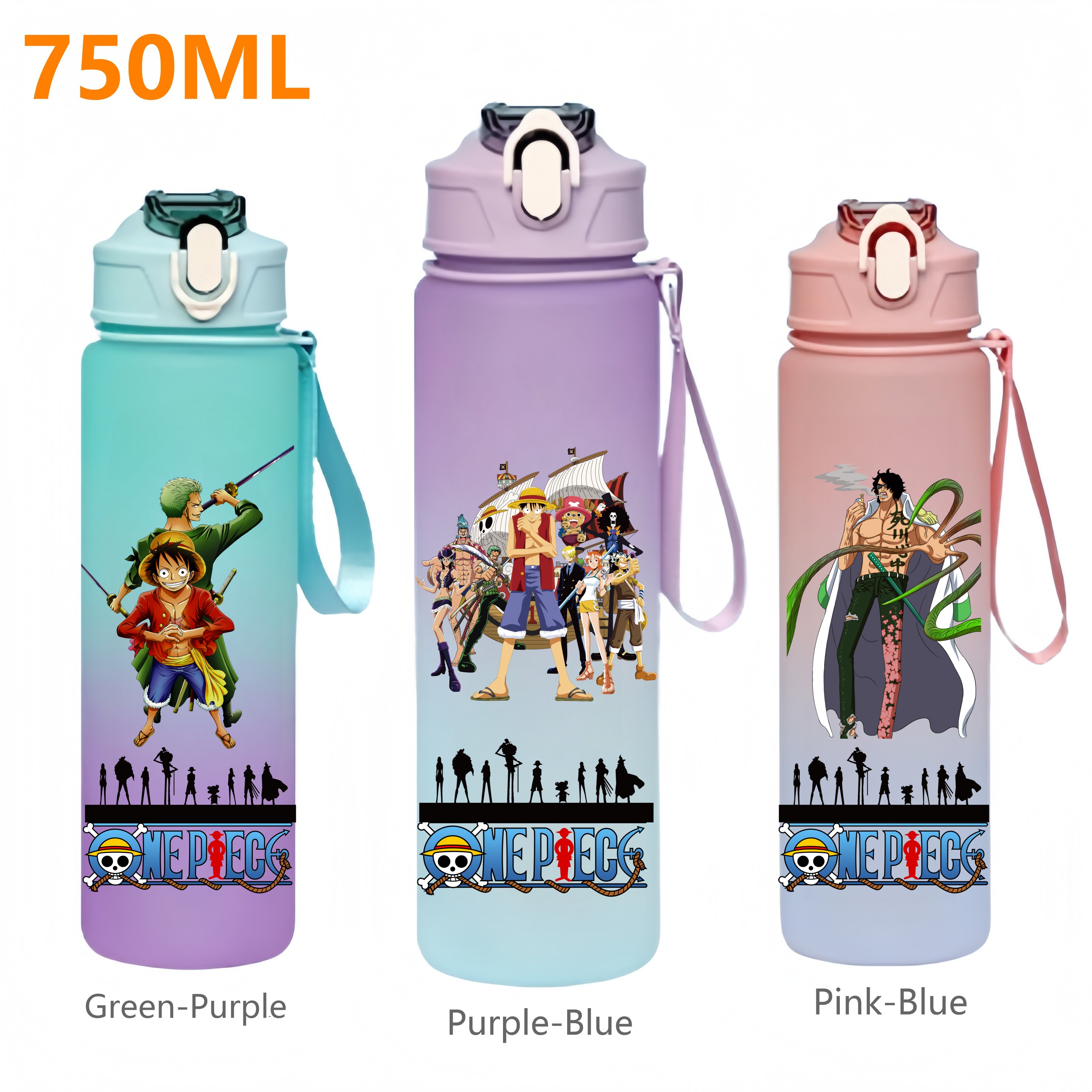 Travel Accessories Bottles - 750ML ONE PIECE Monkey D. Luffy