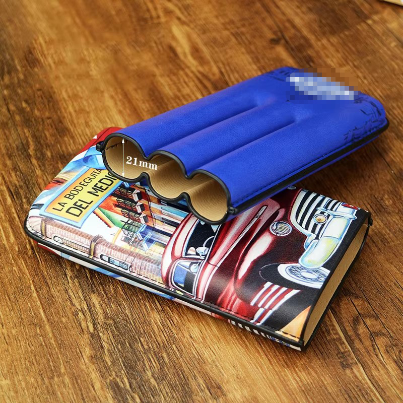 Travel Accessories Youtube - Portable Classic Cigar Travel Case Leather