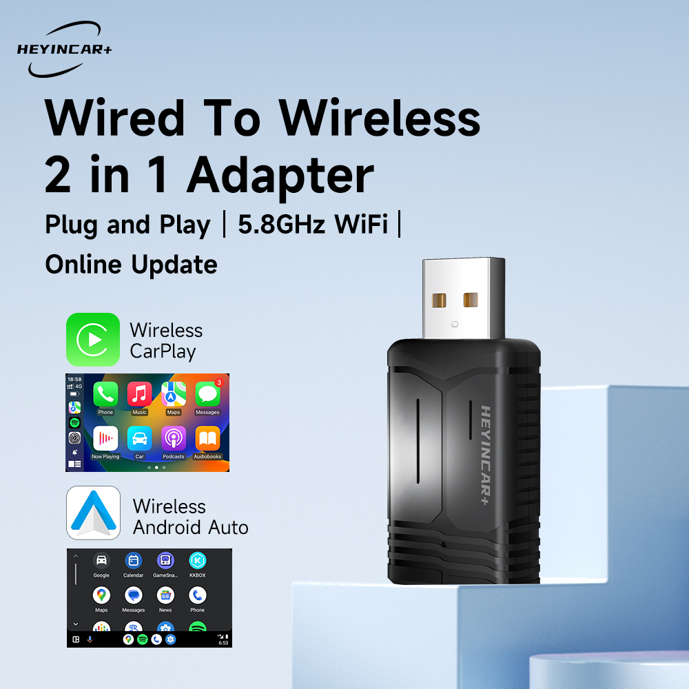 Travel Adapter Universal - 2026 NEW Wireless CarPlay Adapter 2-in-1