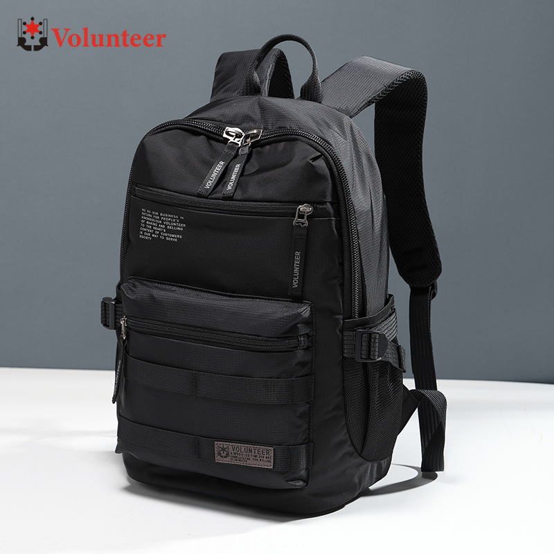 Travel Accessories For Men - VOLUNTEER Men's Computer Waterproof Backpacks Oxford