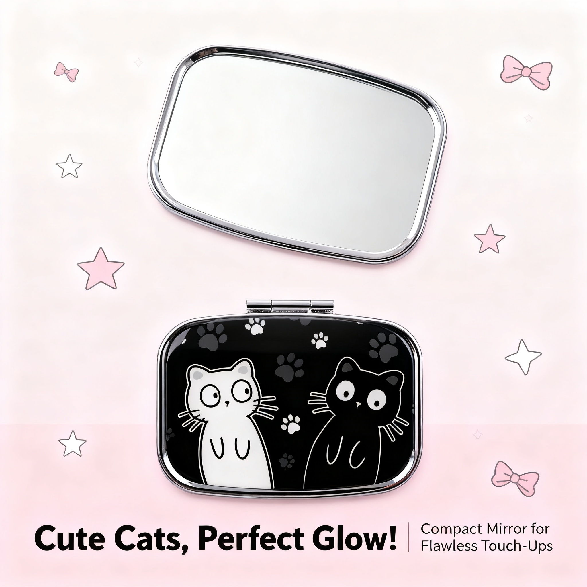 Travel Accessories Organizer - Cartoon Black And White Cat Travel