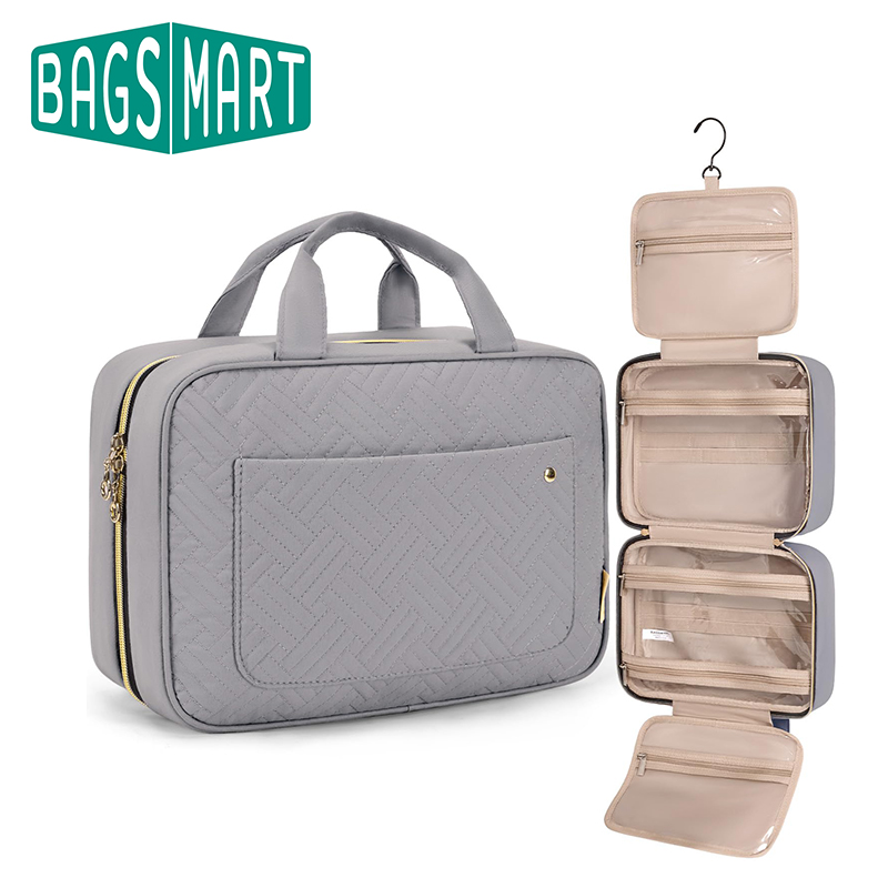 Travel Accessories Bottles - BAGSMART Toiletry Bag Cosmetic Makeup Bag