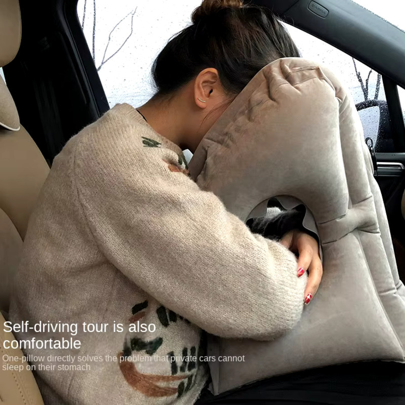 Inflatable Travel Pillow Trave – Travel Accessories For Long Haul Flights recenzja i cena