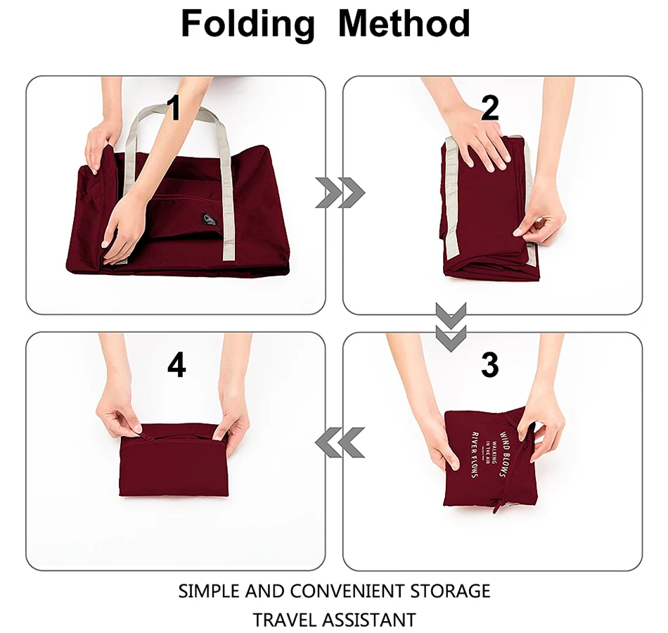 Foldable Luggage Clothes Stora – Travel Accessories Organiser recenzja i cena