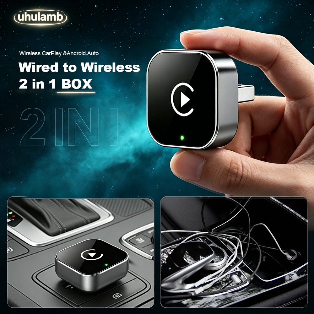 2-in-1 Wireless CarPlay & Andr – Travel Adapter Universal recenzja i cena