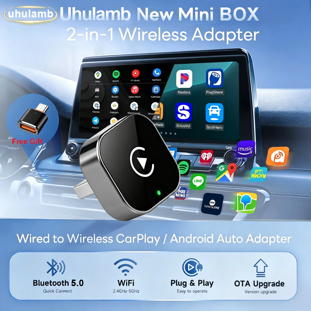 2-in-1 Wireless CarPlay & Andr – Travel Adapter Universal recenzja i cena