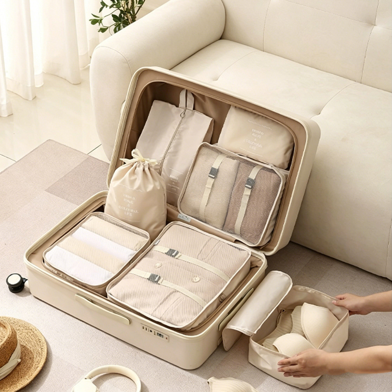 7-Piece Packing Cubes Set - Tr – Travel Accessories Organiser recenzja i cena