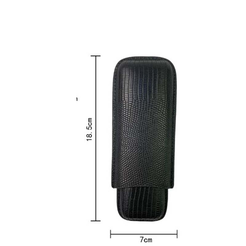 Man-made Leather Cigar Case 2  – Travel Accessories Youtube recenzja i cena