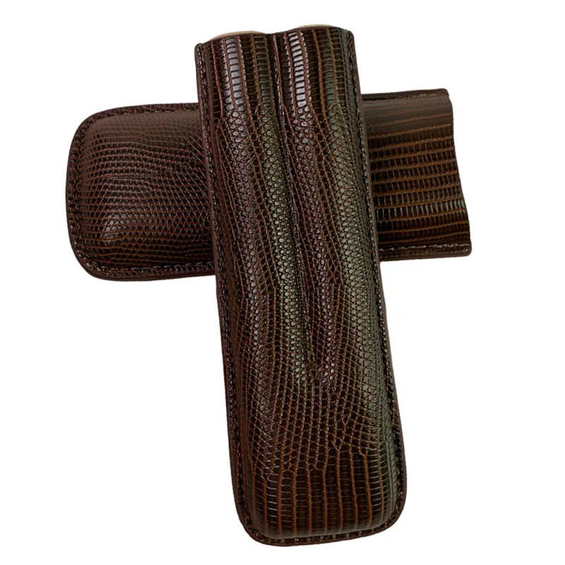 Man-made Leather Cigar Case 2  – Travel Accessories Youtube recenzja i cena