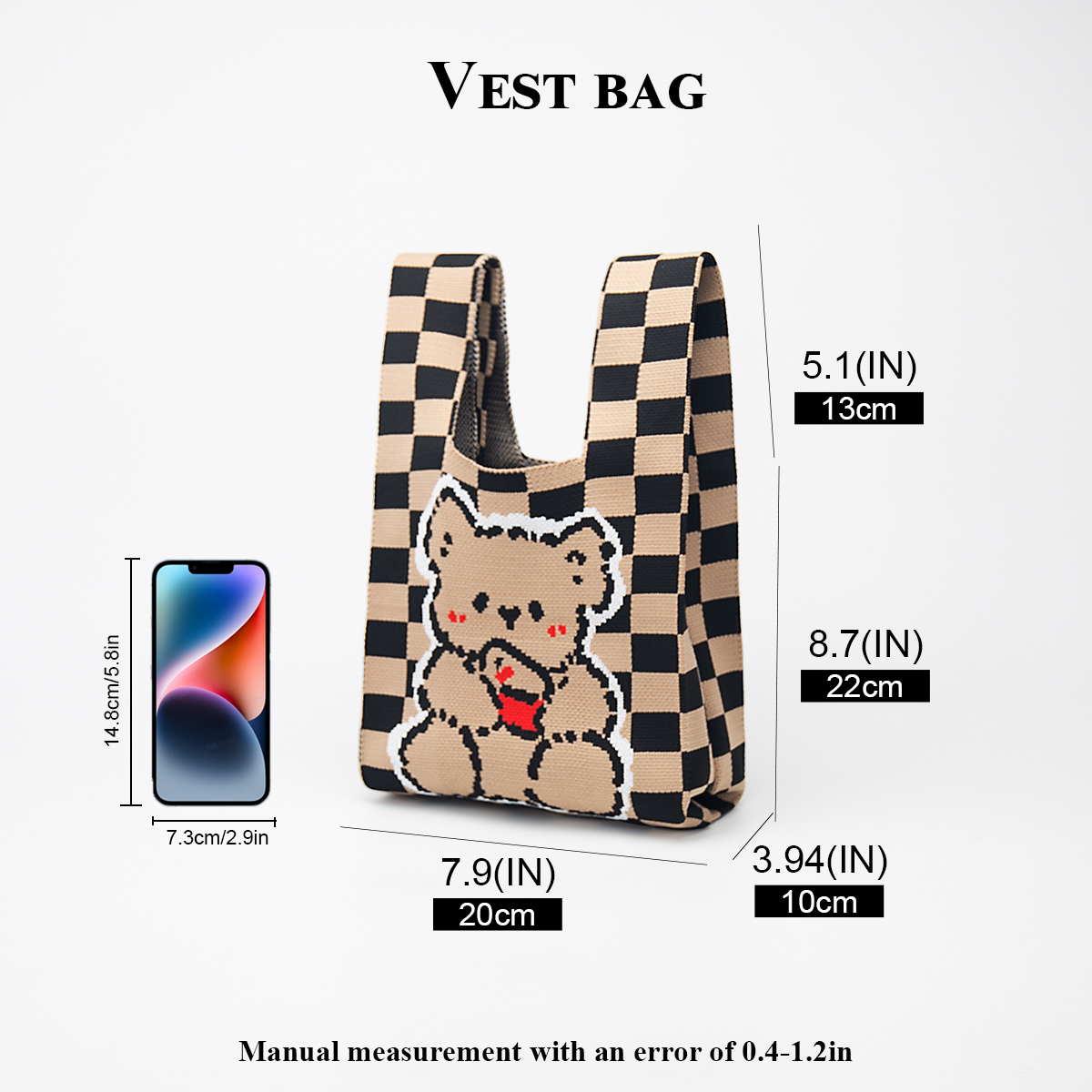 Cute Knitted Handbag for Girls – Travel Accessories Bottles recenzja i cena