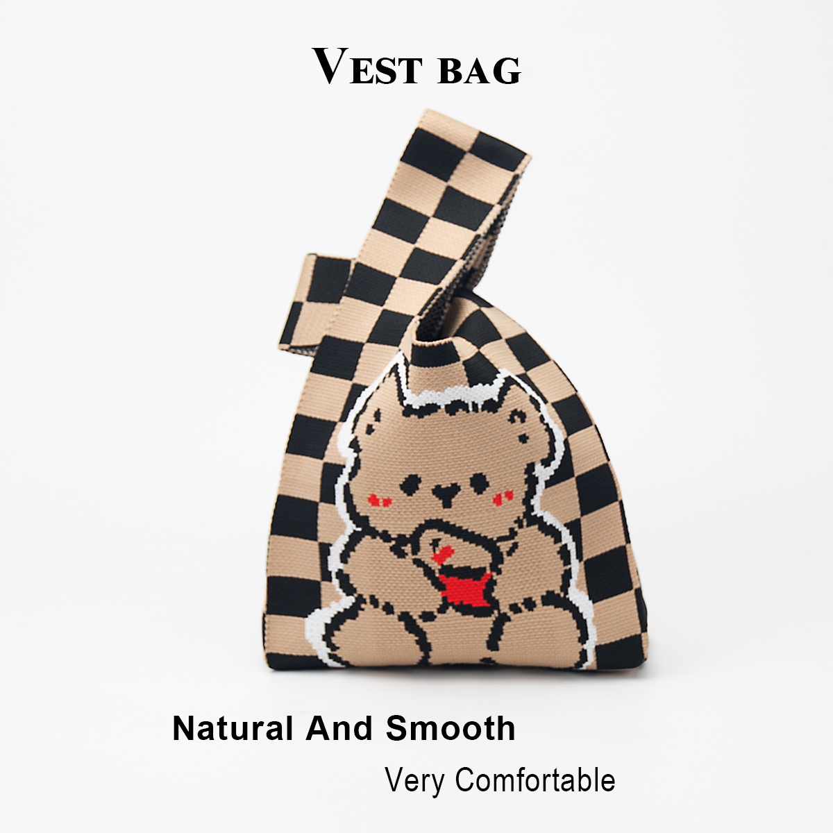 Cute Knitted Handbag for Girls – Travel Accessories Bottles recenzja i cena