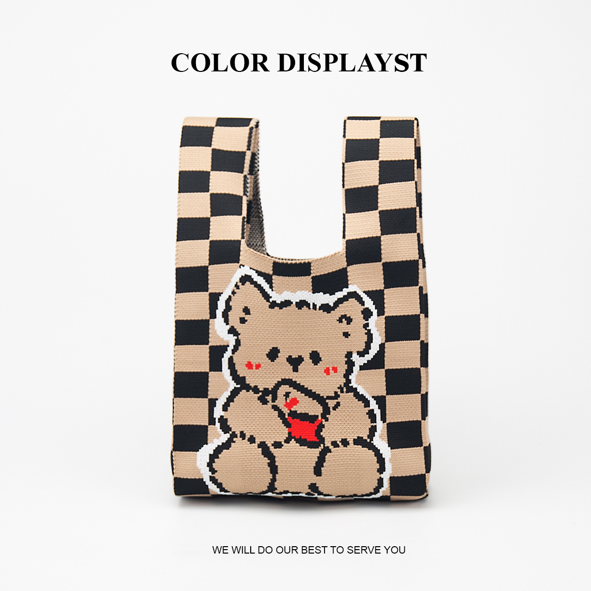 Cute Knitted Handbag for Girls – Travel Accessories Bottles recenzja i cena
