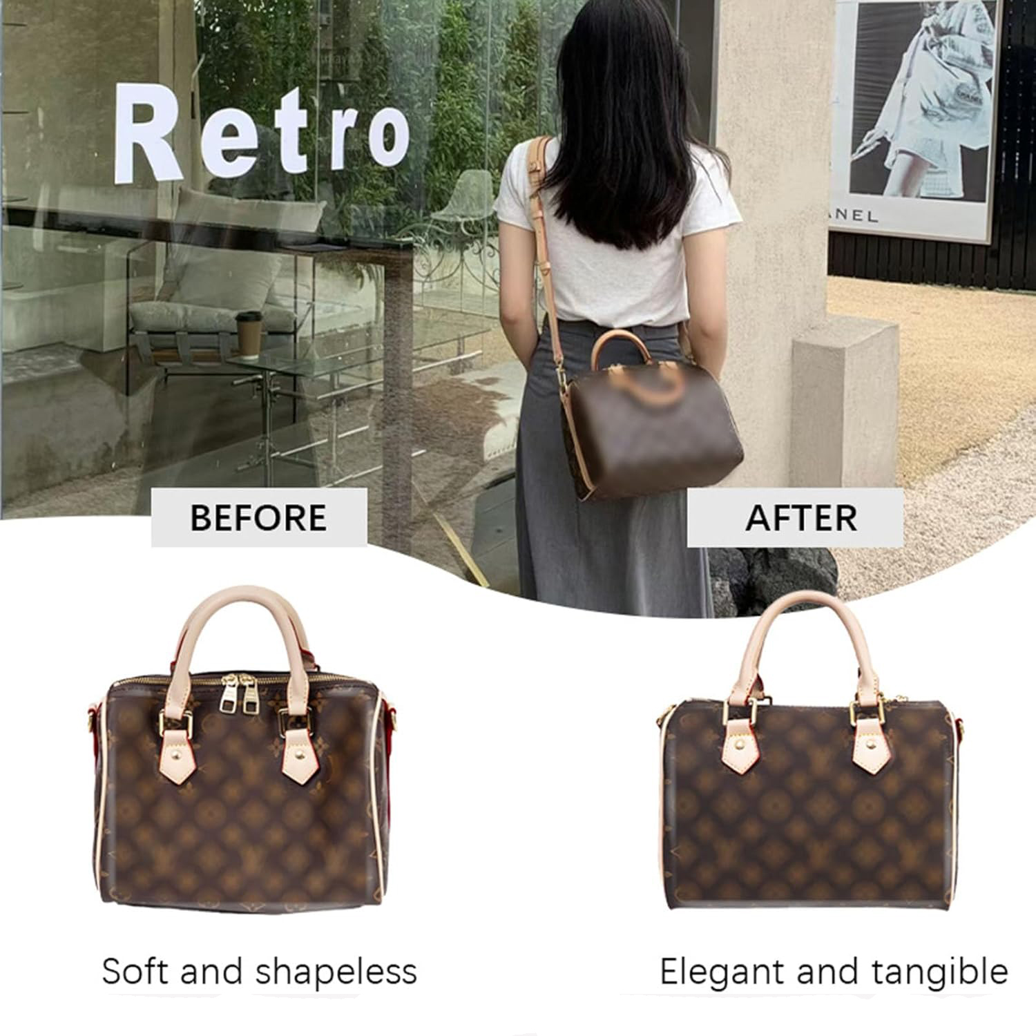Felt Insert Bag Organizer for  – Travel Accessories Lv recenzja i cena