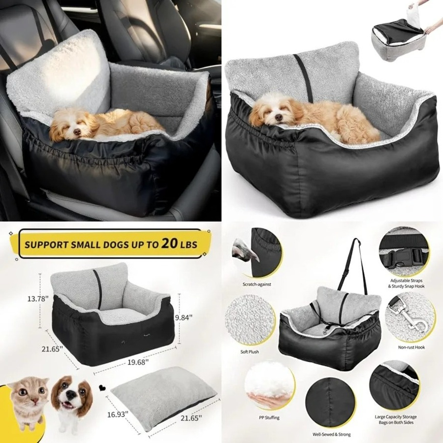 Dog Car Seat for Small Dogs, S – Travel Accessories Under $25 recenzja i cena