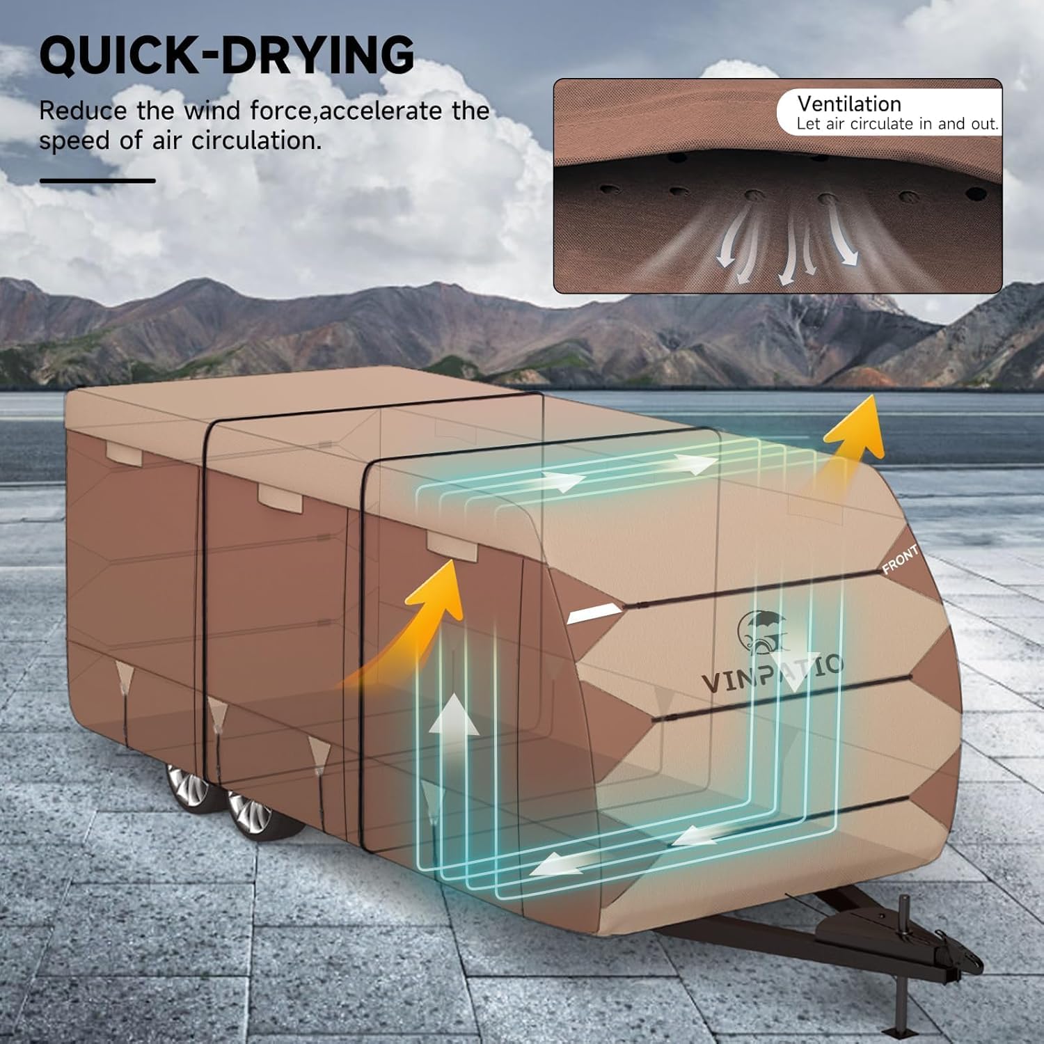 Vinpatio Travel Trailer RV Cov – Travel Accessories recenzja i cena