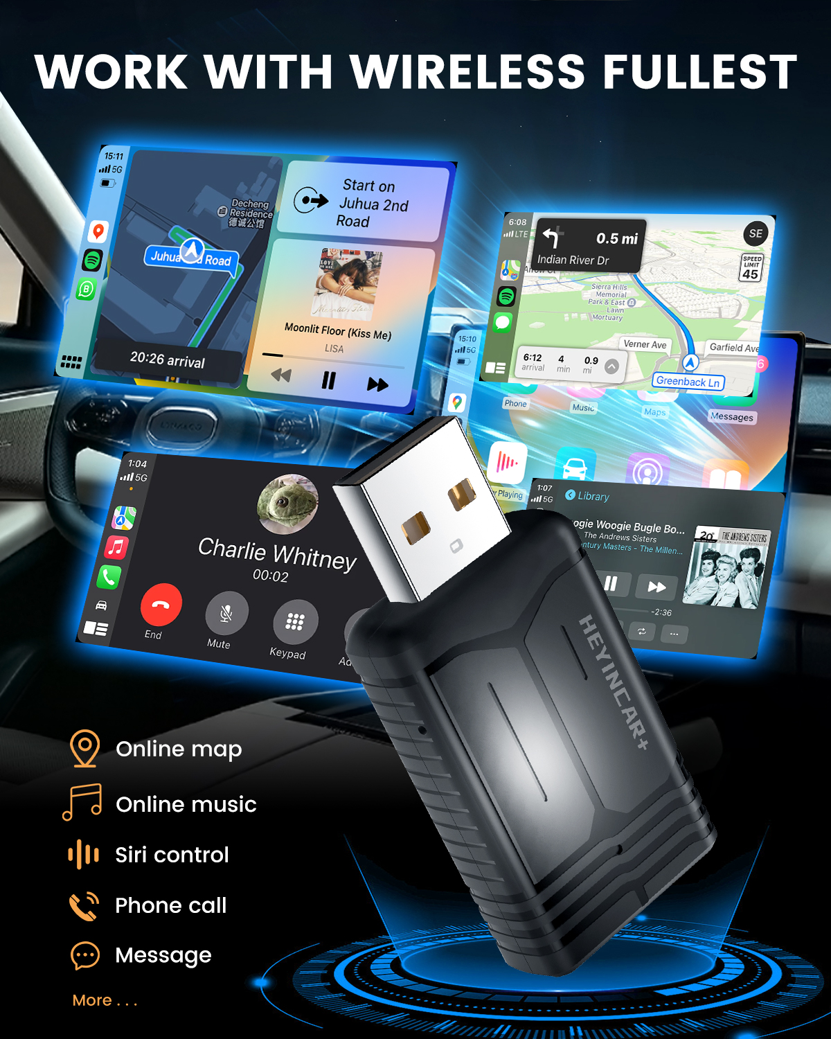 2026 NEW Wireless CarPlay Adap – Travel Adapter Universal recenzja i cena