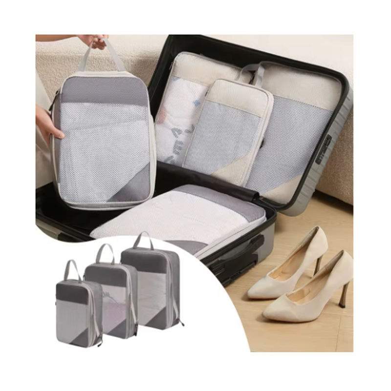 Set of 3 Compressible Packing  – Travel Accessories Organiser recenzja i cena