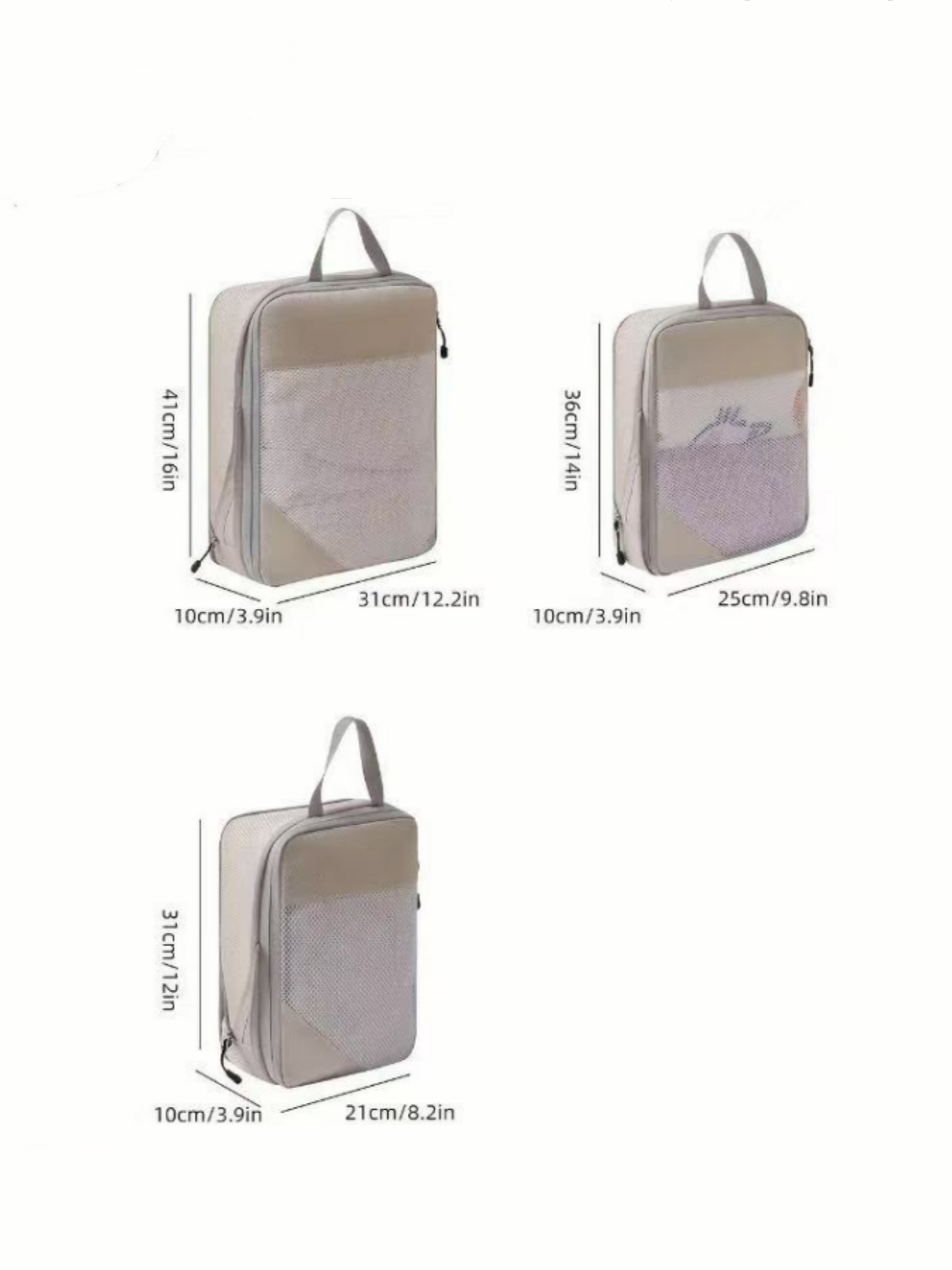 Set of 3 Compressible Packing  – Travel Accessories Organiser recenzja i cena