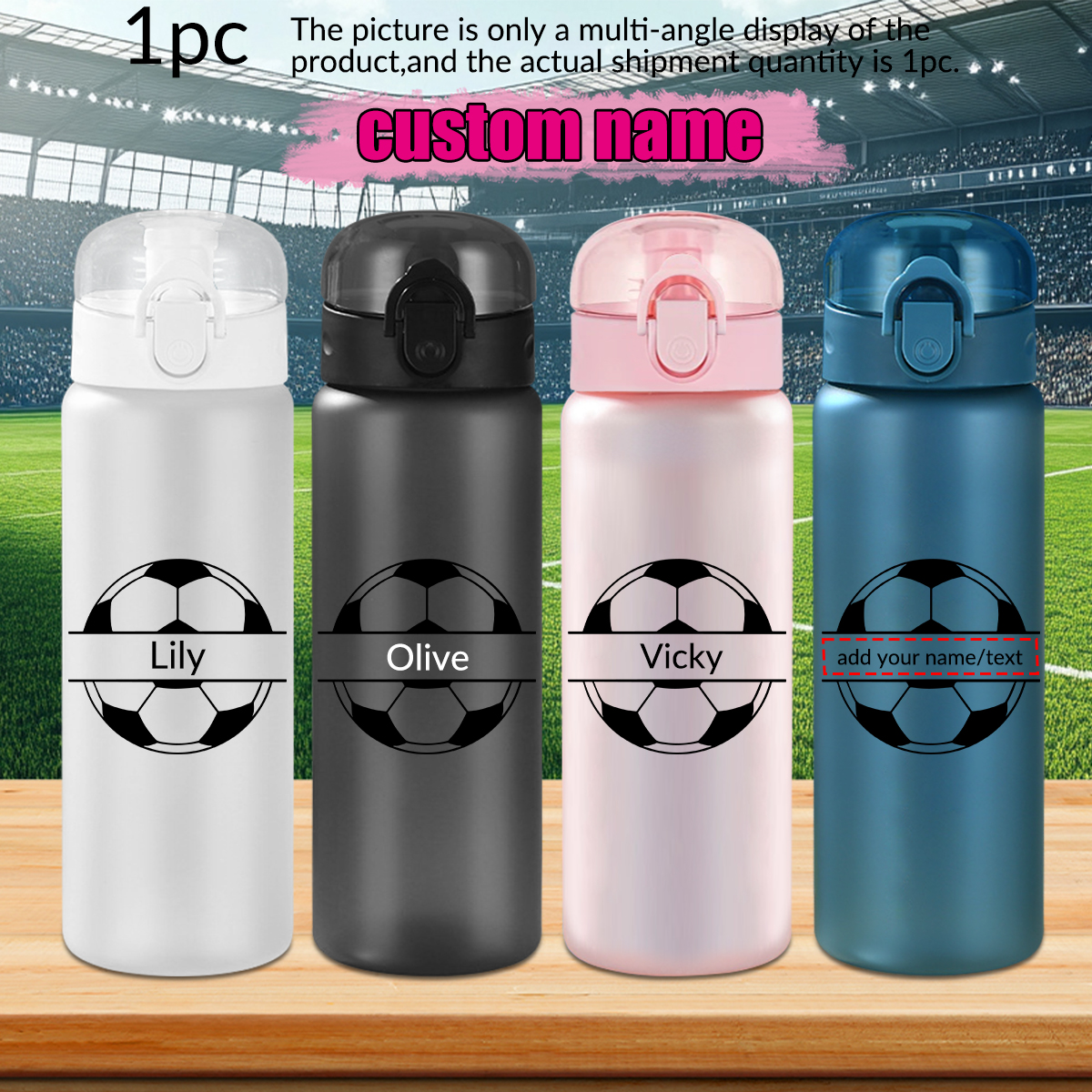 1pc Customized Sports Water Bo – Travel Accessories Bottles recenzja i cena
