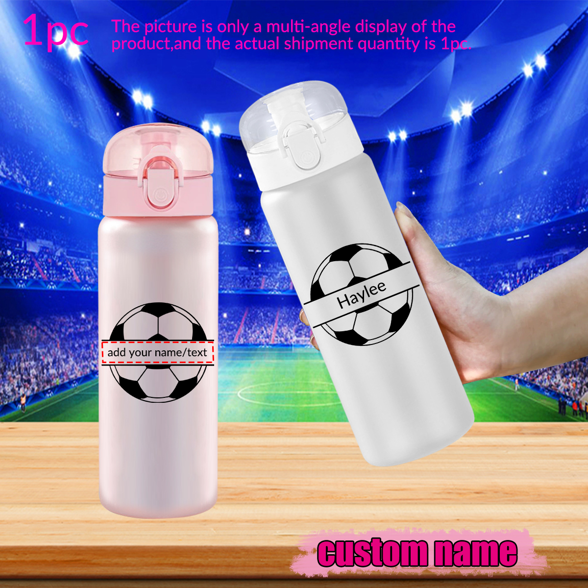 1pc Customized Sports Water Bo – Travel Accessories Bottles recenzja i cena
