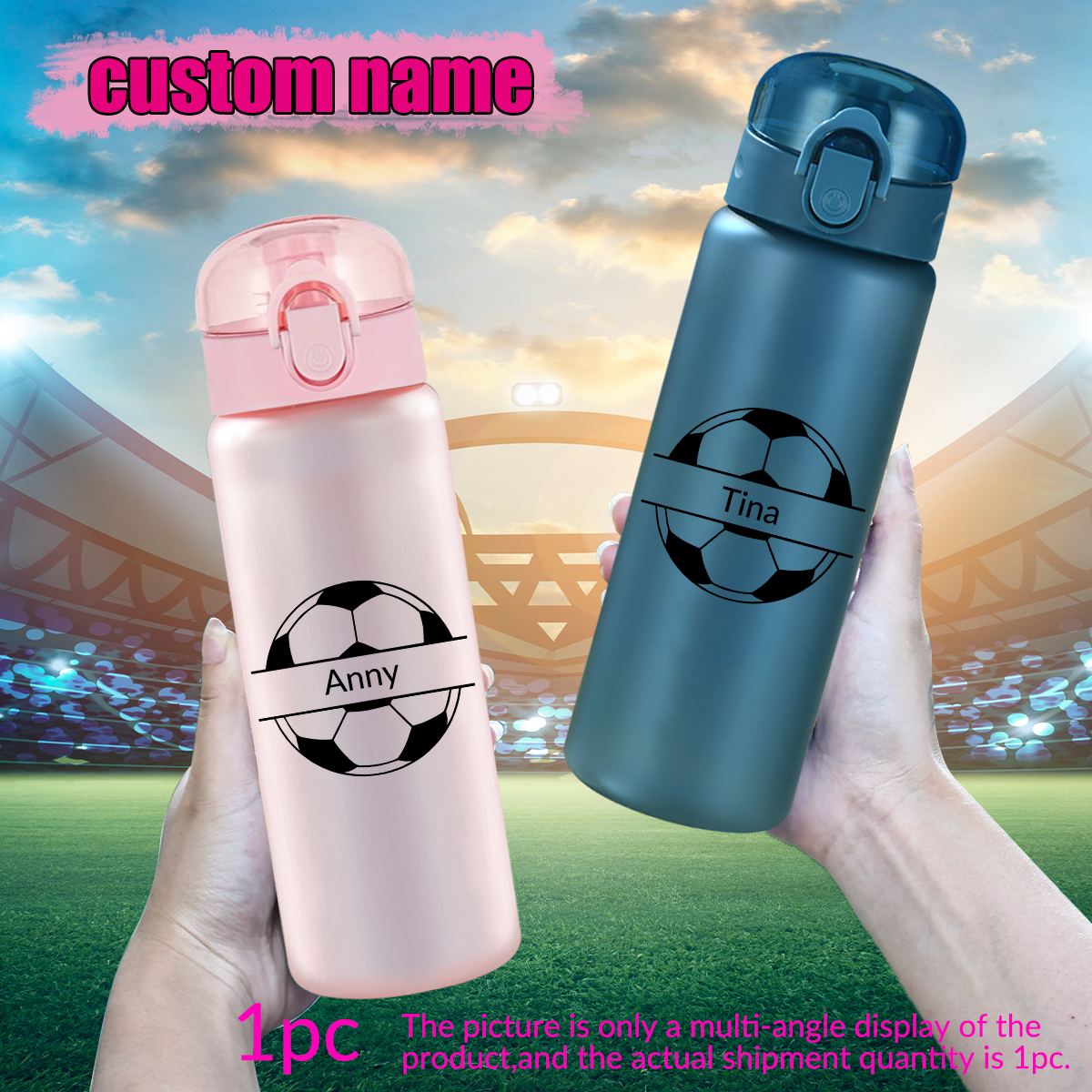 1pc Customized Sports Water Bo – Travel Accessories Bottles recenzja i cena