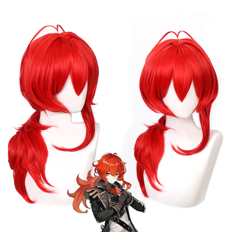Genshin Impact Diluc Cosplay W – Travel Accessories For Men recenzja i cena