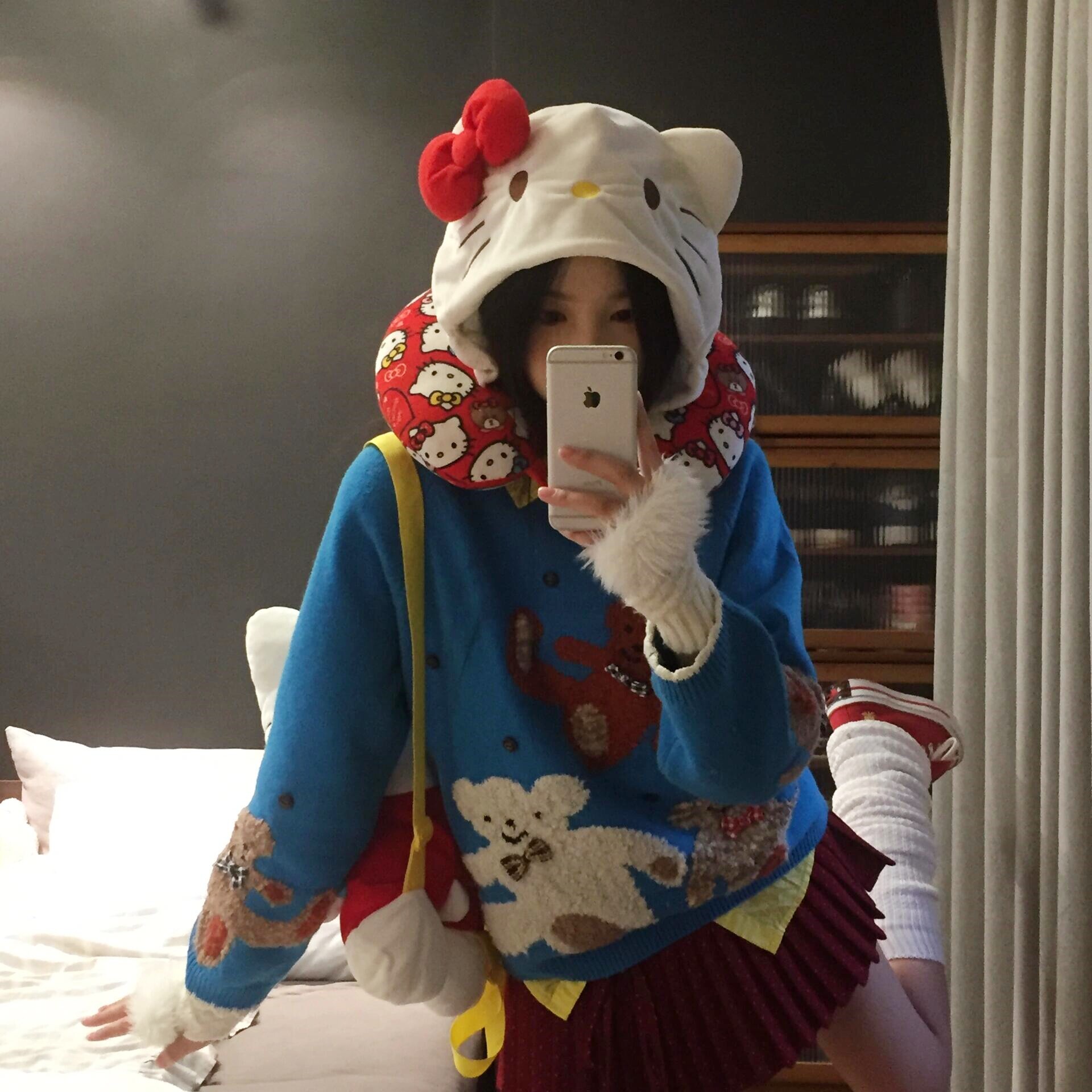 Kawaii Kitty Style Hooded U-Sh – Travel Accessories In Japan recenzja i cena