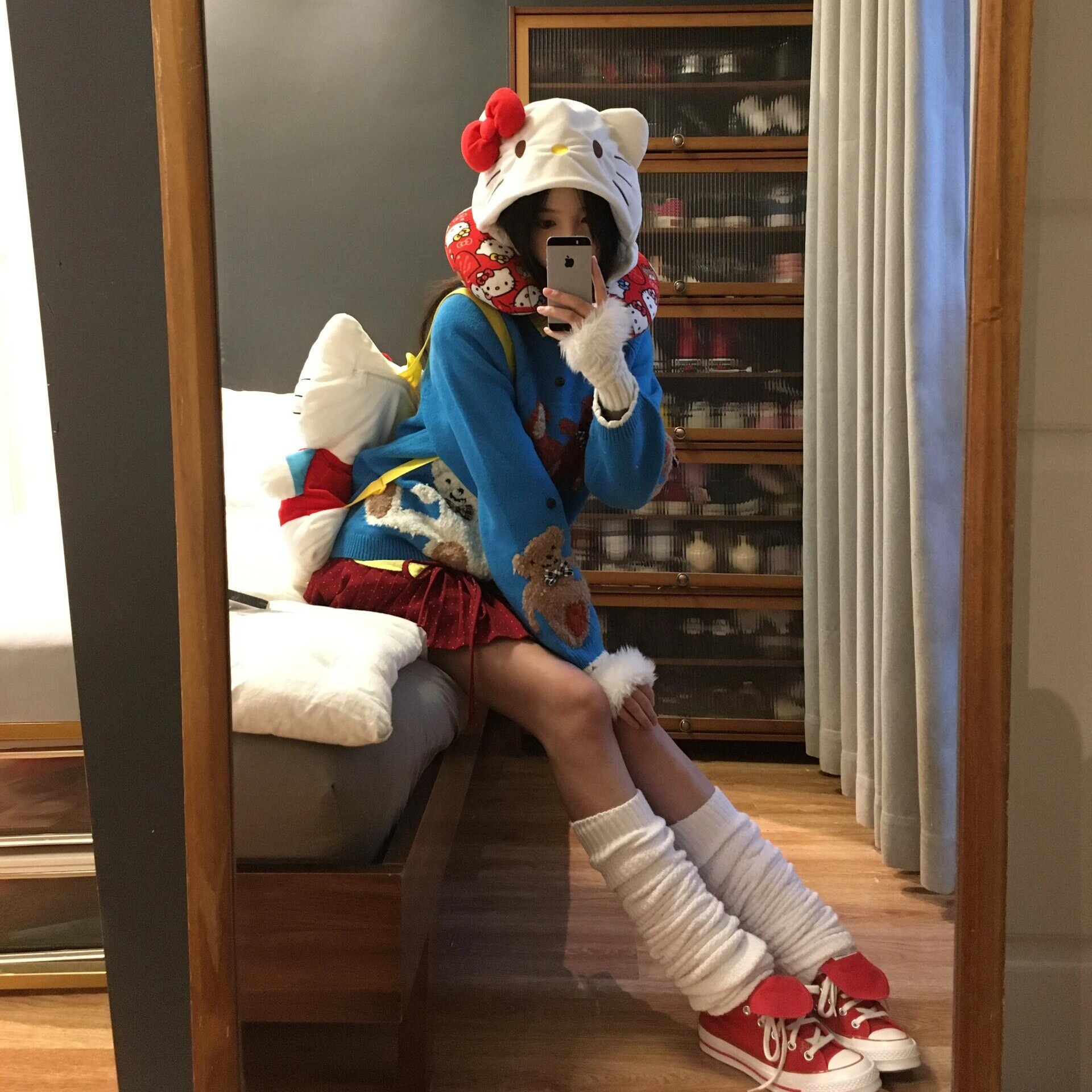 Kawaii Kitty Style Hooded U-Sh – Travel Accessories In Japan recenzja i cena