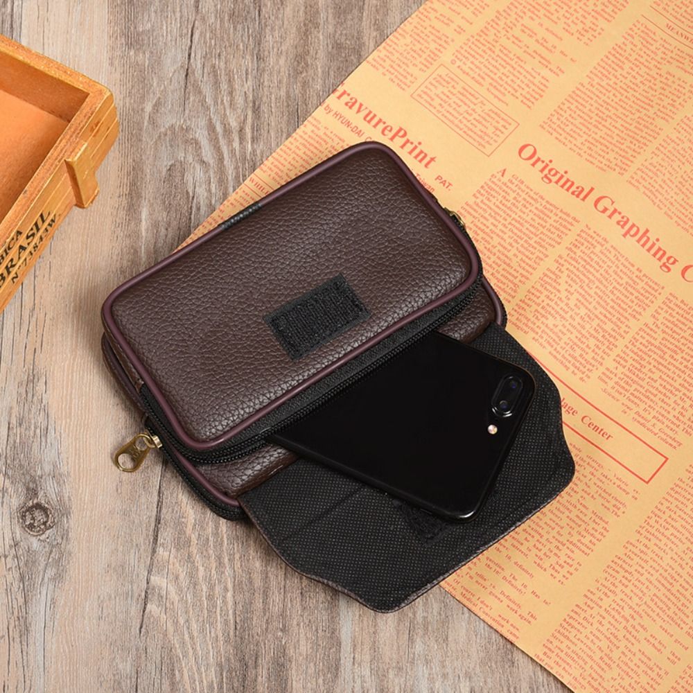 PU Leather Men Small Waist Bag – Travel Accessories For Men recenzja i cena