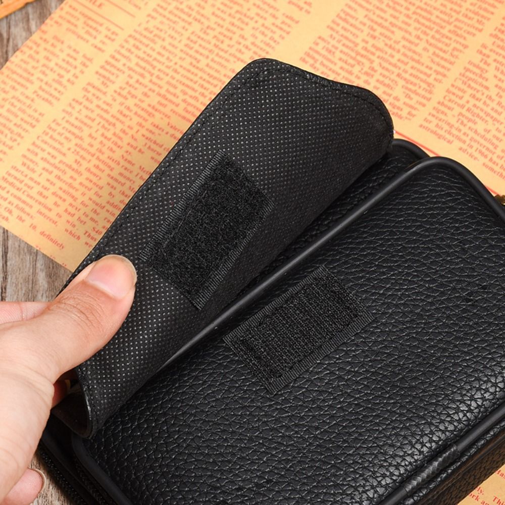 PU Leather Men Small Waist Bag – Travel Accessories For Men recenzja i cena