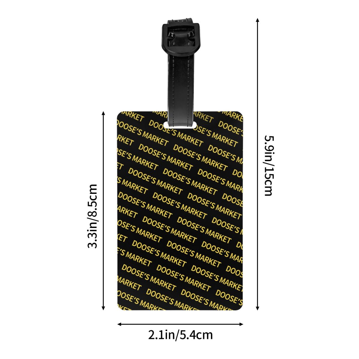 Doose's Market Luggage Tag Cus – Travel Accessories Market recenzja i cena