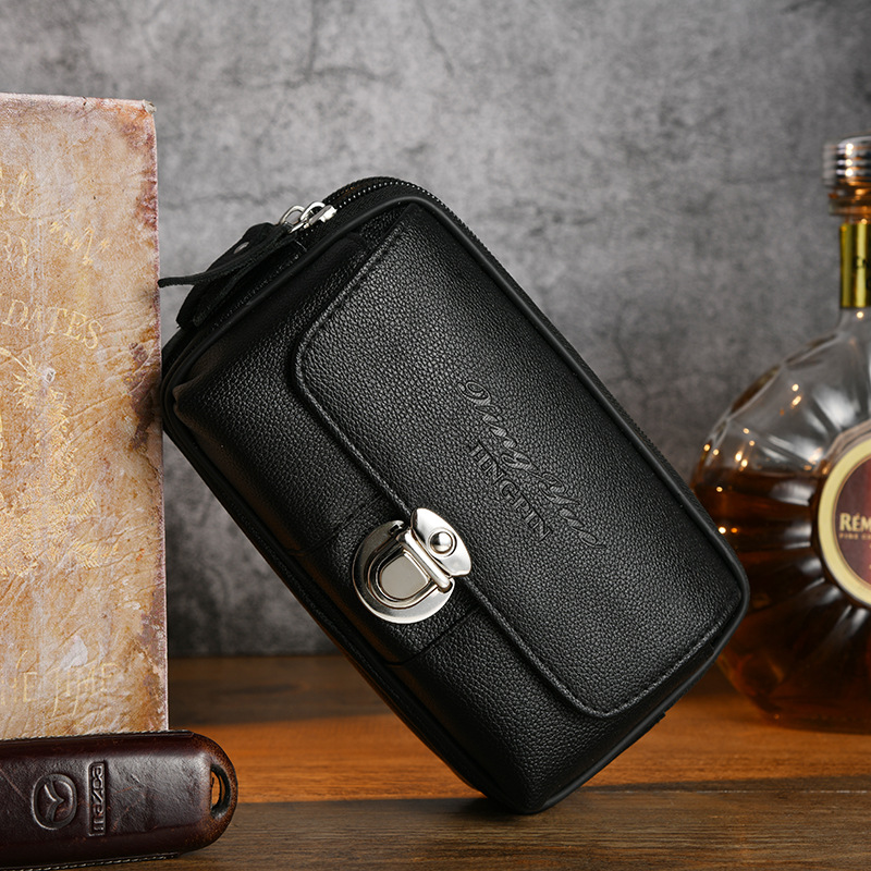 PU Leather Waist Pack for Men  – Travel Accessories For Men recenzja i cena