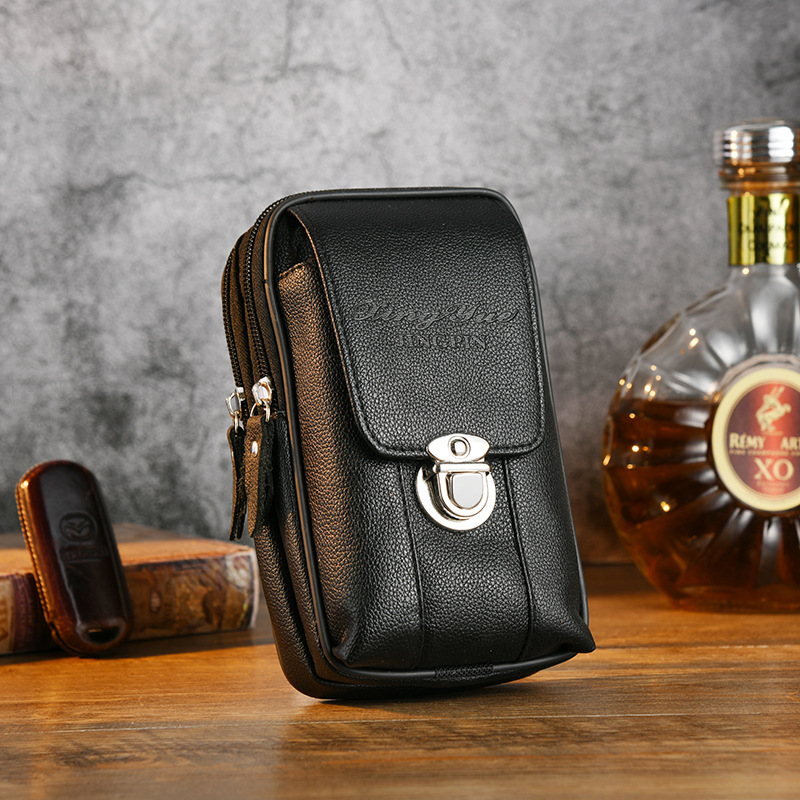 PU Leather Waist Pack for Men  – Travel Accessories For Men recenzja i cena