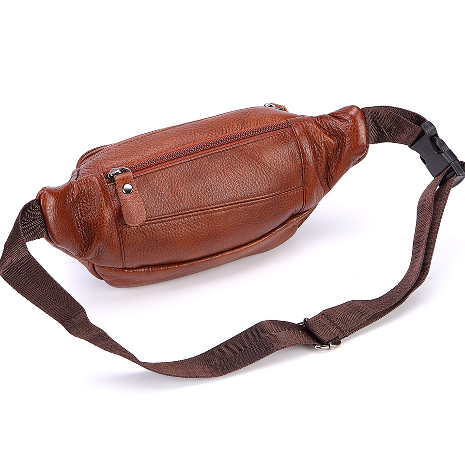Fashion Men Genuine Leather Fa – Travel Accessories For Men recenzja i cena
