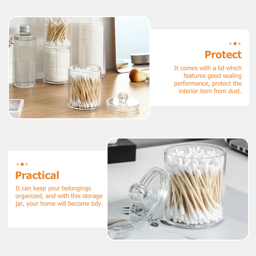 Clear Cotton Ball Dispenser Co – Travel Accessories Bottles recenzja i cena