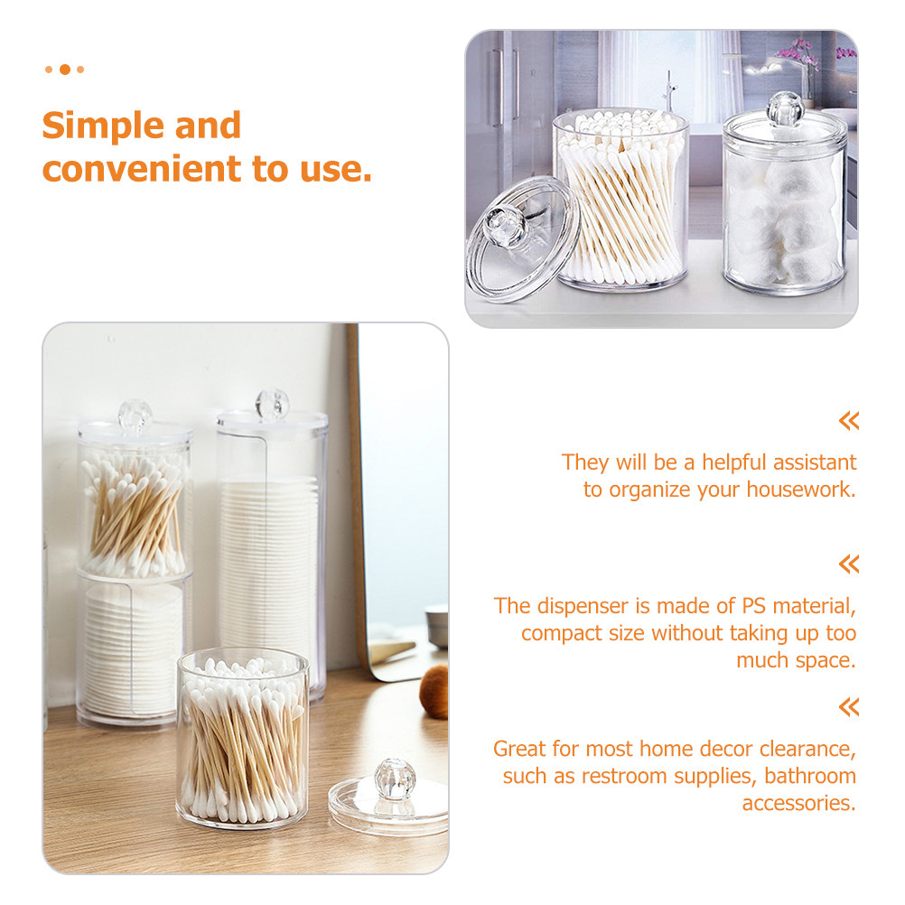Clear Cotton Ball Dispenser Co – Travel Accessories Bottles recenzja i cena