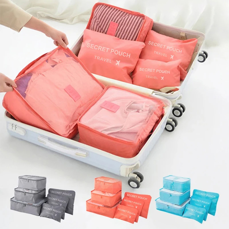 6pcs Travel Storage Bag Large  – Travel Accessories Organiser recenzja i cena