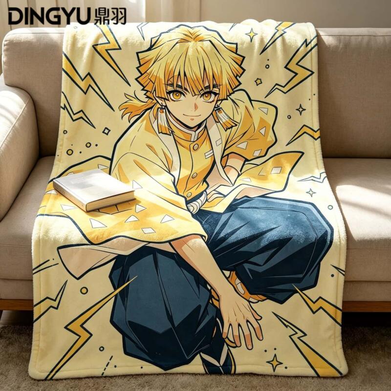 Anime Demon Slayer Flannel Bla – Travel Accessories As Gifts recenzja i cena