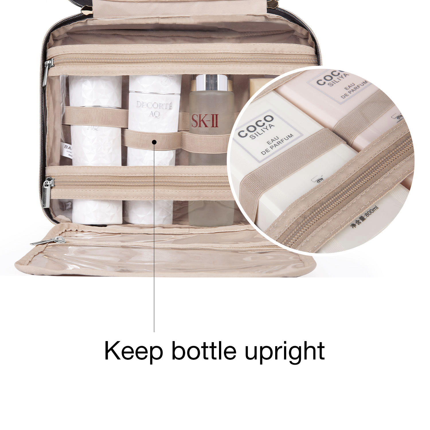 BAGSMART Toiletry Bag Cosmetic – Travel Accessories Bottles recenzja i cena