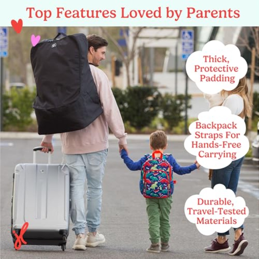 Padded Backpack Car Seat Bag f – Travel Accessories recenzja i cena
