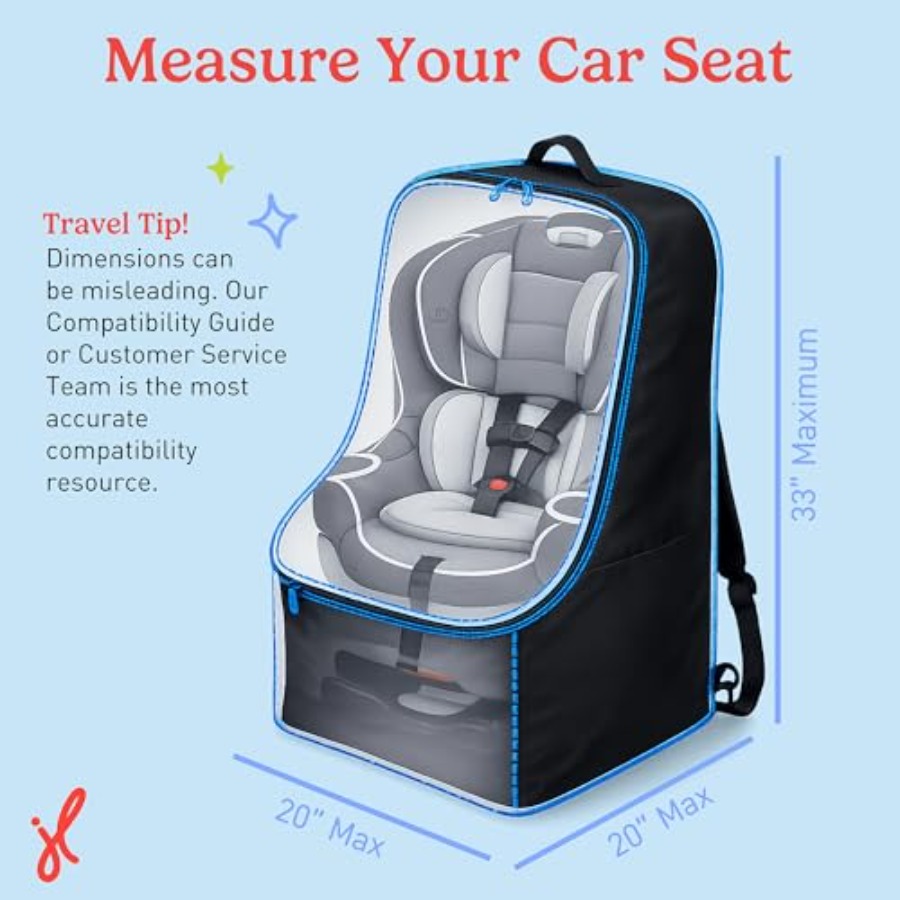 Padded Backpack Car Seat Bag f – Travel Accessories recenzja i cena