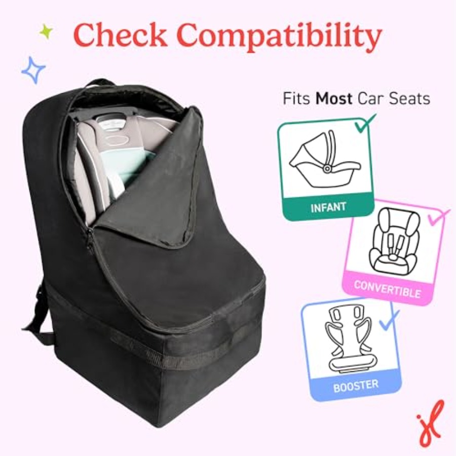 Padded Backpack Car Seat Bag f – Travel Accessories recenzja i cena
