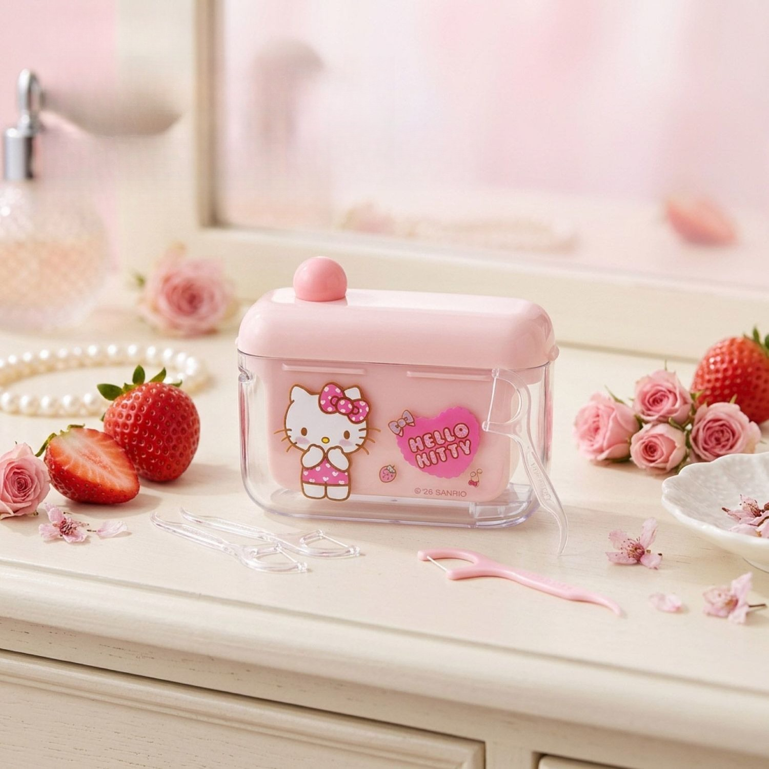 Sanrio Kawaii Floss Box Pouch  – Travel Accessories In Japan recenzja i cena