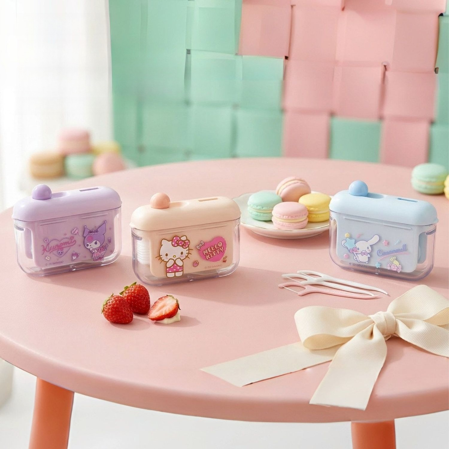 Sanrio Kawaii Floss Box Pouch  – Travel Accessories In Japan recenzja i cena