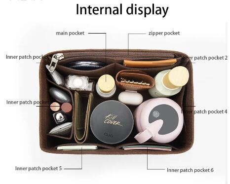 Felt Insert Bag Organizer For  – Travel Accessories Lv recenzja i cena