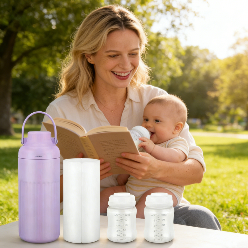 Portable Breast Milk Cooler fo – Travel Accessories Bottles recenzja i cena